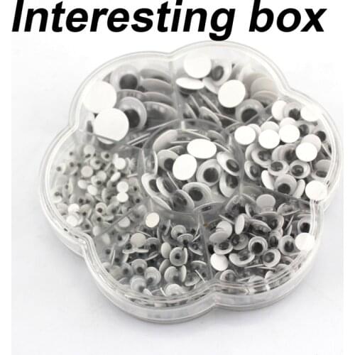 Boxed cartoon eyes (1 box / mixed) eyes set clay doll accessories diy activity doll eyes