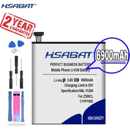 HSABAT 0 Cycle 6600mAh Battery for C11P1502 ASUS ZenPad 10 Z300C Z300CL Z300CG Z300M P023 P01T 10.1 High Quality Batteries
