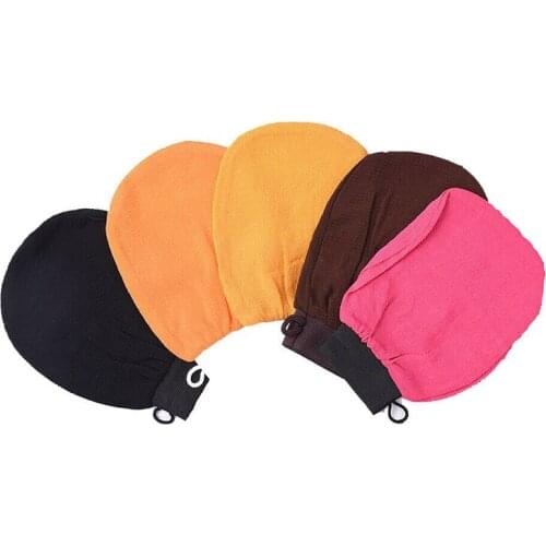 Moroccan Bath Scrub Glove Hammam Exfoliating Body Shower Wash Massage Remove Dirt Random Color Promote Blood Circulation