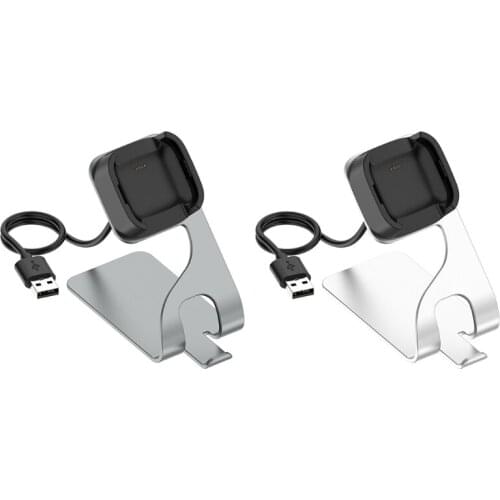 28EA Compatible with Fitbit-Versa2/SE Charge Bracket Charger Dock Charger Stand Portable Charging Cradle Station Base