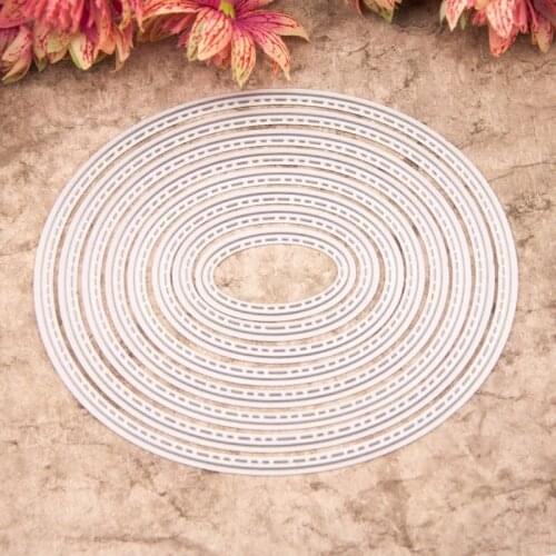 Frames Metal Cutting Dies Scrapbooking Stencil DIY Paper Card Decorative Embossing Die Cut Craft Dies Nj48