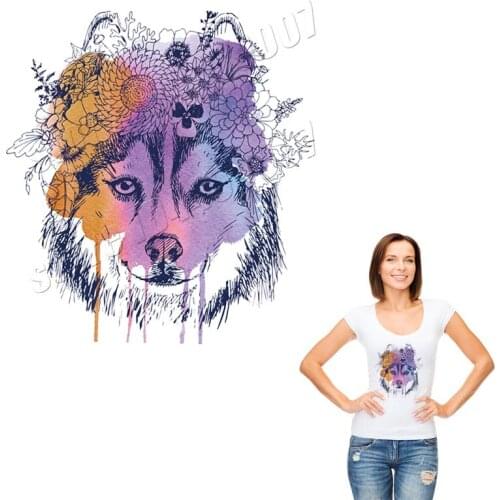 Iron-On Transfers Fox Pattern T-Shirt DIY Decoration New Design Badges DIY Accessory Washable Heat Transfer Patches
