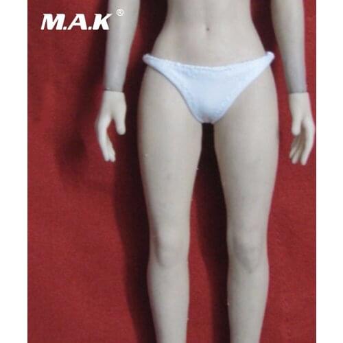 1/6 Scale Female White Underwear Underpants Models For 12" Action Figure Body Accessories