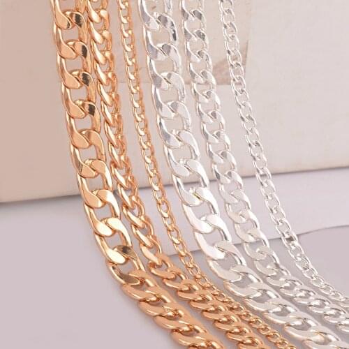 10 pcs Figaro chain necklace for pendant,silver plated and gold tone different length available,Wholesale supplier