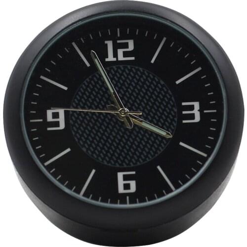 Yolu Car Clock Mini Automobiles Digital Watch Quartz Clocks Stick-on Auto Ornament Car Accessories for Cars SUV MPV