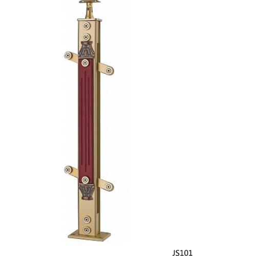 Freeshipping 950mm JS101 Column Customade Floor Mount Newel Handrail Armrest Post Pillar Pole for Staircase