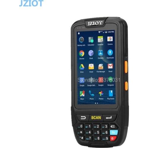 Wireless 2D Barcode Scanner rugged PDA Inventory Bar Code Scanner wirelesPortable Laser Barcode Gun with storage