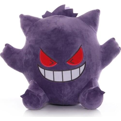 Big Size 35cm TAKARA TOMY Pokemon Gengar Plush Toys Soft Stuffed Animals Toys Doll Gifts for Children Kids