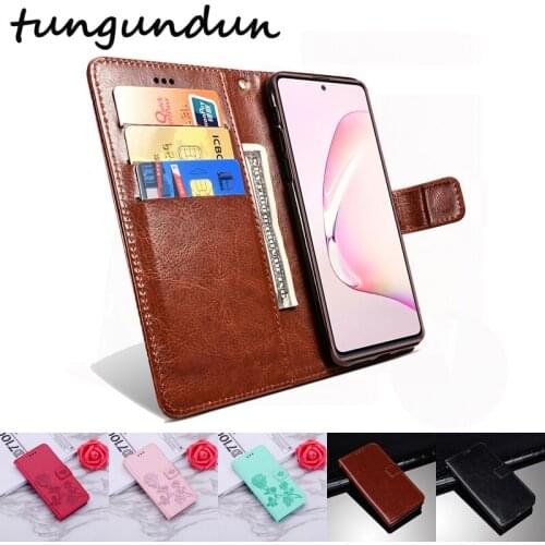 For Samsung Galaxy Note 10 S10 S20 Lite Plus Pro 5G S10e A11 Case Capa Stand Bag Flip PU Leather Case Phone Back Cover Shell