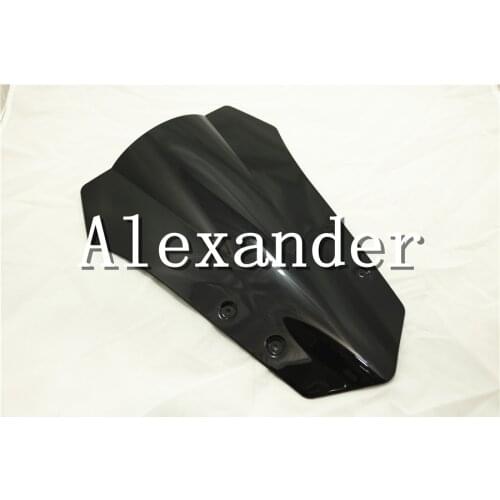 For Yamaha MT-09 Tracer MT09 FJ09 FJ-09 2015-2016 black Windshield WindScreen Double Bubble