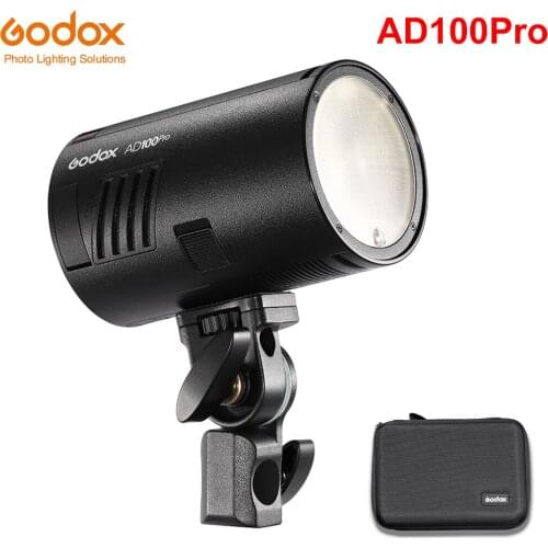 Godox AD100Pro 100Ws TTL 2.4G 1/8000 HSS Outdoor Pocket Flash Light 2600mAh Battery 0.01-1.5s Recycling 360 Full Power Flashes