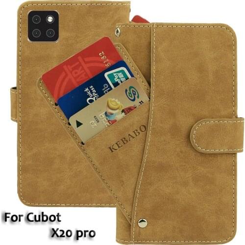 Leather Wallet Cubot X20 pro Case Flip Retro Luxury Front Card Slots Cases Cover X20pro Cubot Magnetic Phone Bags