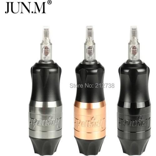 New Storm Short Pen Rotary Cartridge Tattoo Machine Strong Motor RCA Connection Professional Tattoo Artist Permanent Makeup