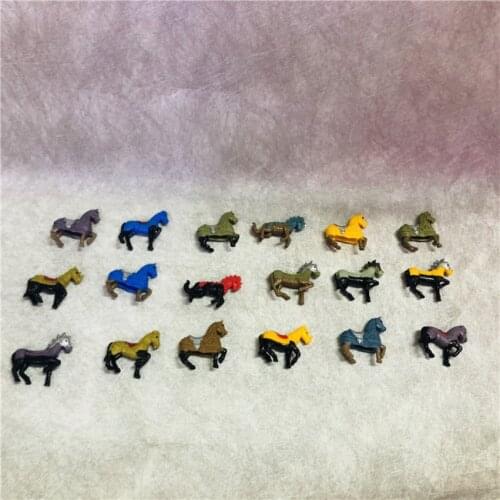 50pcs/lot MIni Cartoon Action Figures 4cm Soldiers War Horse Many Different Small Toys for Children Quality Decoratin Ornaments