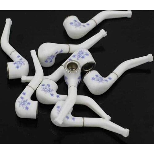 1Pcs Novelty Porcelain Cigarette Accessories Filter Food Grade Holder Mouthpiece Filtration Cleaning Holder Gifts for Men
