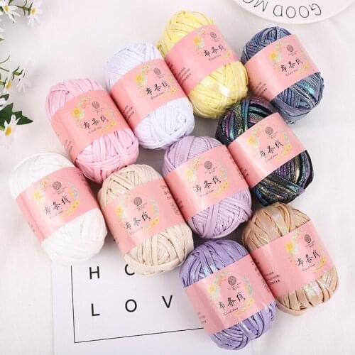New 100g/ball Hand-knit Woven Thread Thick Cozy Cotton Wool Yarn DIY Basket Blanket Carpet Bag Braided Crochet Fancy Cloth Yarn