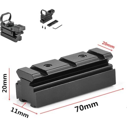 New Picatinny 11mm To 20mm Dovetail To Weaver Rail Mount Base Adapter Scope Mount for Airgun or Rifle Pistol Sniper Scope
