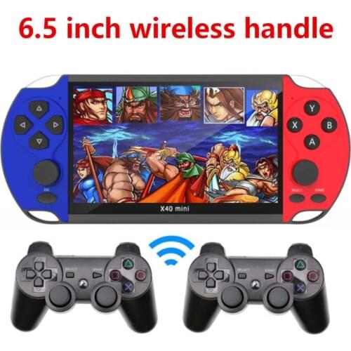 New X40 16GB For PS1 GAME PLAYER Max 7.1Inch Portable Multimedia Player Double Rocker Gamepad Retro Handheld Video Game Console
