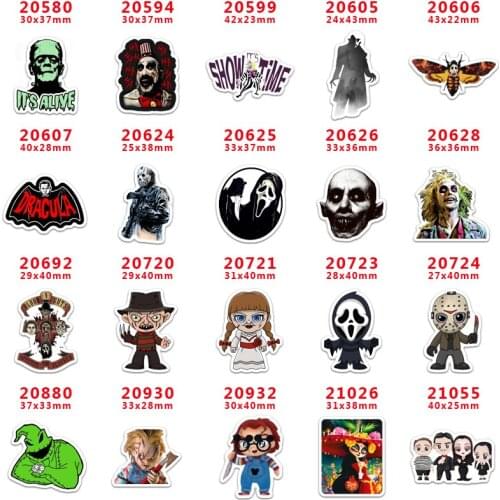 DIY Craft Supplies cartoon character flat back custom planar resins 30 pieces. Halloween resins PR20580