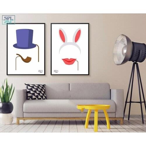 SPLSPL No Frame Creative Wall Picture Men and Women Themed Canvas Art Print Poster and Home Decor Painting for Living Room