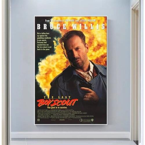 V0993 The Last Boy Scout (2) Vintage Classic Movie Wall Silk Cloth HD Poster Art Home Decoration Gift