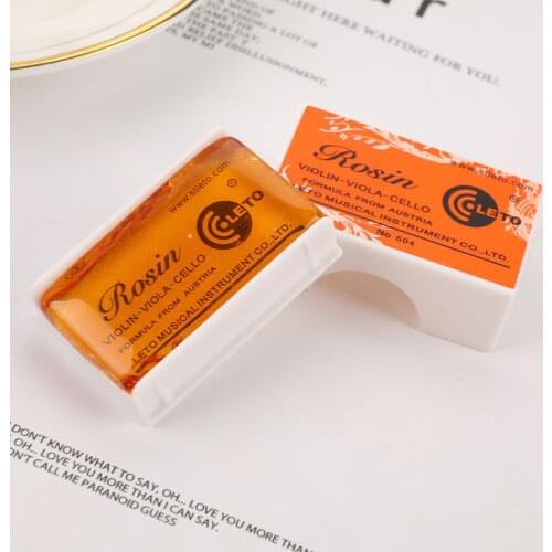 1PC High quality Lo-price Leto Rosin For Violin,viola,cello 603 Resin Violin Accessories Erhu Bow Strings