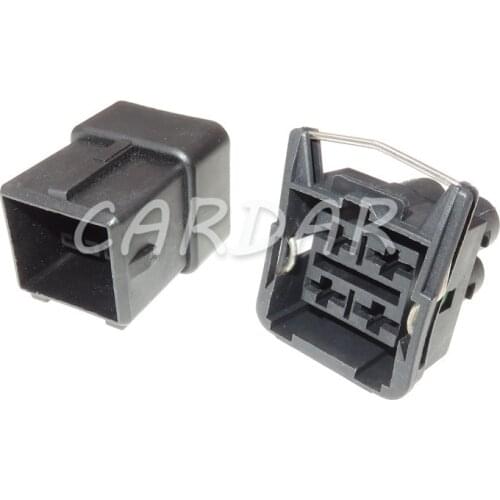 1 Set 4 Pin Auto Connector 6.3 Series Socket For VW With Terminals 357941165