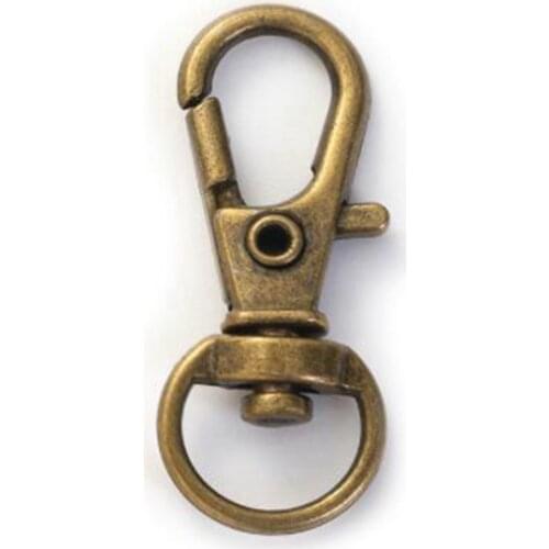 Vintage Silver Lobster Parrot Clasp For Keys Car Key Ring Souvenir Gifts Couple Handbag Jewelry Finding Fashion Accessories P175