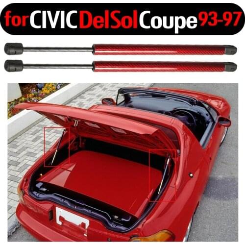 2pcs Auto Door Trunk Boot Gas Charged Struts Spring Lift Support For Honda Civic del Sol Coupe 1993-1995 1996 1997 14.76 inch