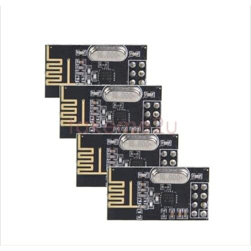4pcs/NRF24L01+ wireless module power strengthen edition NRF24L01 2.4GHz wireless communication module for arduino