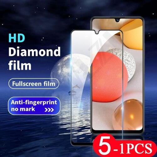 5-1Pcs Phone Screen Protector for Samsung Galaxy A11 A21 A31 A41 A51 A71 A91 A12 A22 A32 A42 A52 A72 A01 A02 Tempered Glass Film