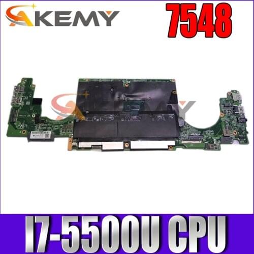 Akemy For Dell Inspiron 7548 Laptop Motherboard With SR23Y I7-5500U CPU DDR3L CN-0CXNY3 0CXNY3 CXNY3 DA0AM6MB8F1