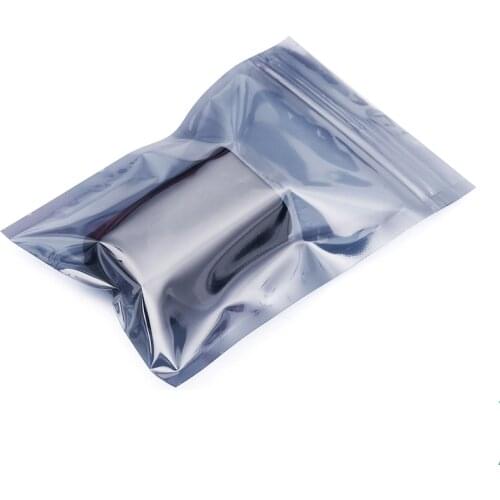 50pcs Resealable ESD Anti-Static Shielding Bag Hard Drives Graphics Cards Antistatic Ziplock Package Bag