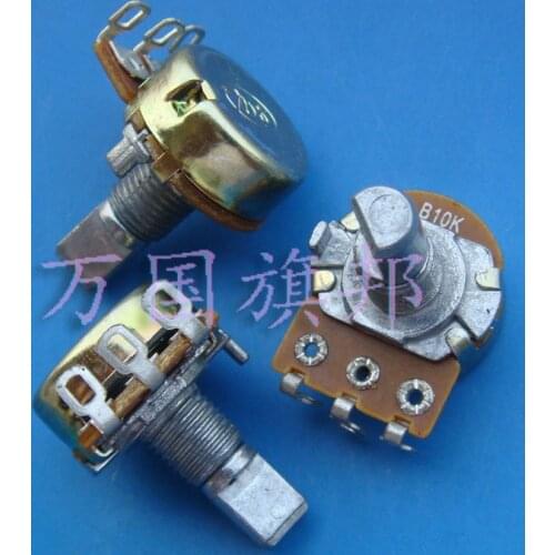 Free Delivery. WH148 potentiometer B10K single three and a half feet foot cross axis short shank