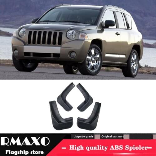 For Je ep Compass 2007-2010 Mudflaps Splash Guards Front With color and rear Mud Flap Mudguards Fender Modified special