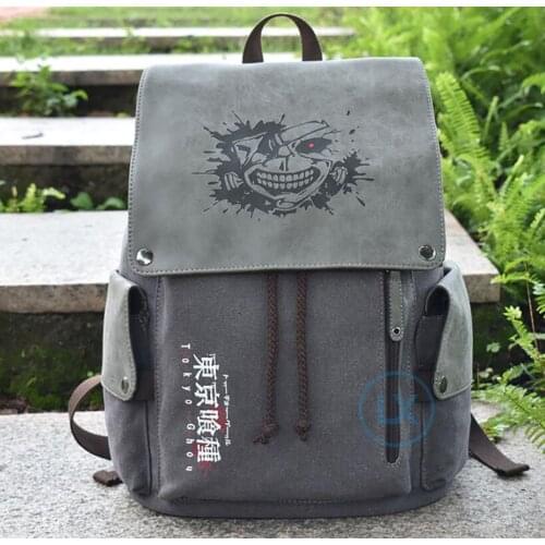 Anime Tokyo Ghoul Backpack Cosplay Canvas Bag School Bags Boys Girls Travel Bag Student Gifts