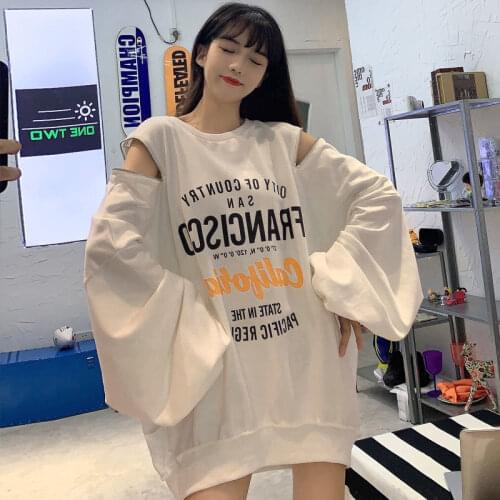 HOUZHOU Oversized Hoodie Korean Fashion Vintage Pullover Streetwear Women Aesthetic Hip Hop Long Sleeve Zip Up White Pink Top