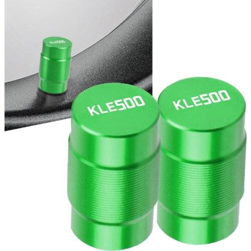 Motorcycle Vehicle Wheel Tire Valve Air Port Stem Caps Airtight Cover For KAWASAKI KEL500 KEL 500 1991-2007 2005 2006 2005 2004