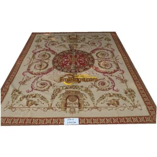 Carpeting carpets luxury rug aubusson rug handmade woolen carpets 270CMX370CM (8.85 'X 12.14') m 9903gc156aubyg6