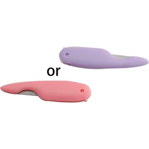Creative Foldable Nail File Stainless Steel Folding Professional Manicure Pedicure Grinding Beauty Nail Art Tool Random Color