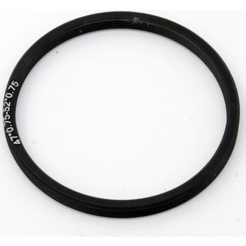 M47-M52 Flat Modify Lens Adapter M47 x0.75 Female To 52mmx0.75 Male thread Screw