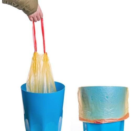 Supplies Auto Close Garbage Bag Thickened Leak Proof Disposable Plastic Bags Household Kitchen Garbage Cleaning Storage Bag