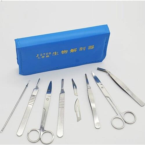 Dissecting Set 7-piece Biological Anatomy Tool set to Make Biological Experimental Equipment Specimen Teaching