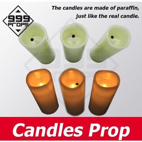 Live escape room candle prop blow candle in order to open maglock escape the room mechanism devices 999PROPS