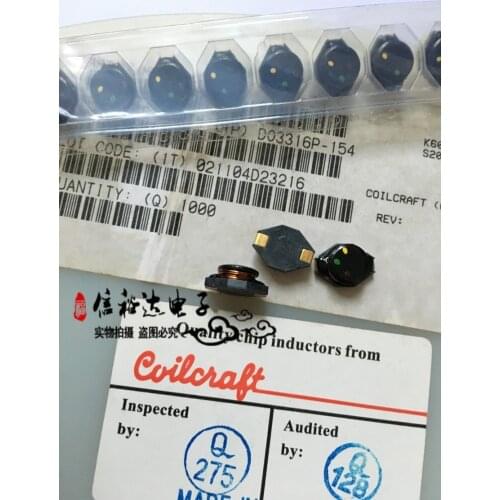 Original new 100% wire wound inductor 150uH 1A DO3316P-154 DO3316P-154MLD DO3316P