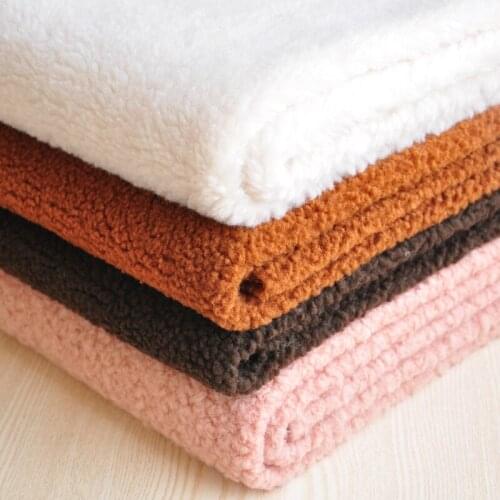 Lamb cashmere fabric faux fur lambskin coat coat windbreaker fabric