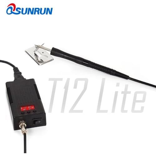 220V 70W EU Plug T12 Lite Thermostatic Digital Display Soldering Iron Station Kit, Automatic Sleep&Standby,Fast Heating 305 305D