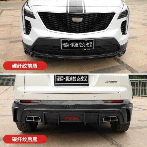 Suitable for Cadillac Apply Xt4 Shovel Bumper Front Small Surround Refit Bar Rear Lip Spoiler Decoration