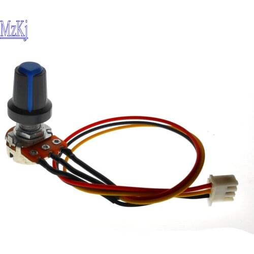 1PCS Taiwan SONG WH148 Potentiometer B10K B100K Speed Control Knob Control Switch XH2.54 3P Linear Control Handle