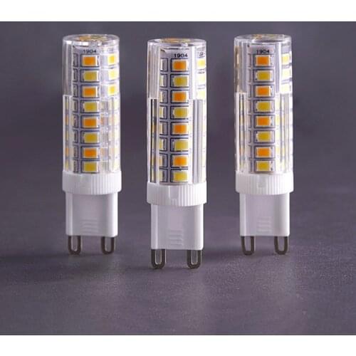 Super bright led energy-saving bulb screw 7W household trichromatic light warm white warm yellow Zhengbai g9 light source